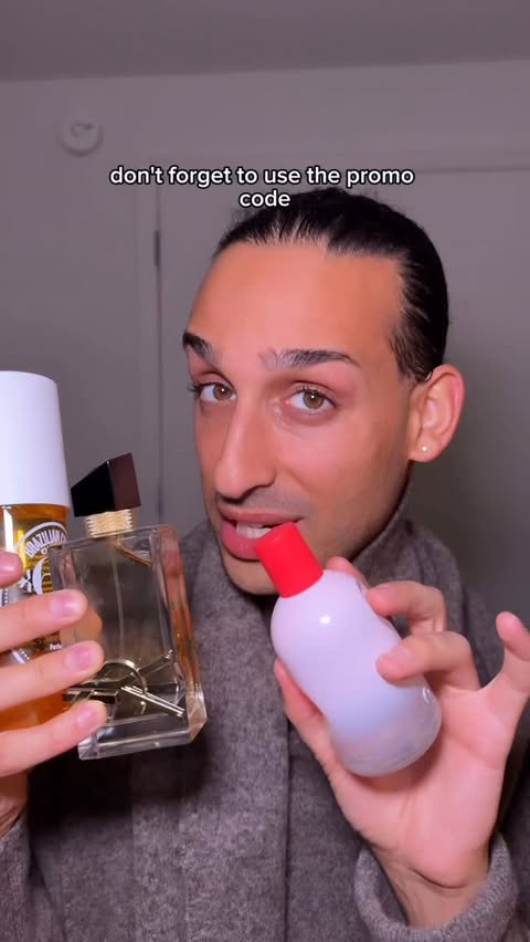 Instagram post by @cyrusveyssi for Glossier. Caption reads: [...] QUICKGIFTS for same day delivery at @sephora....