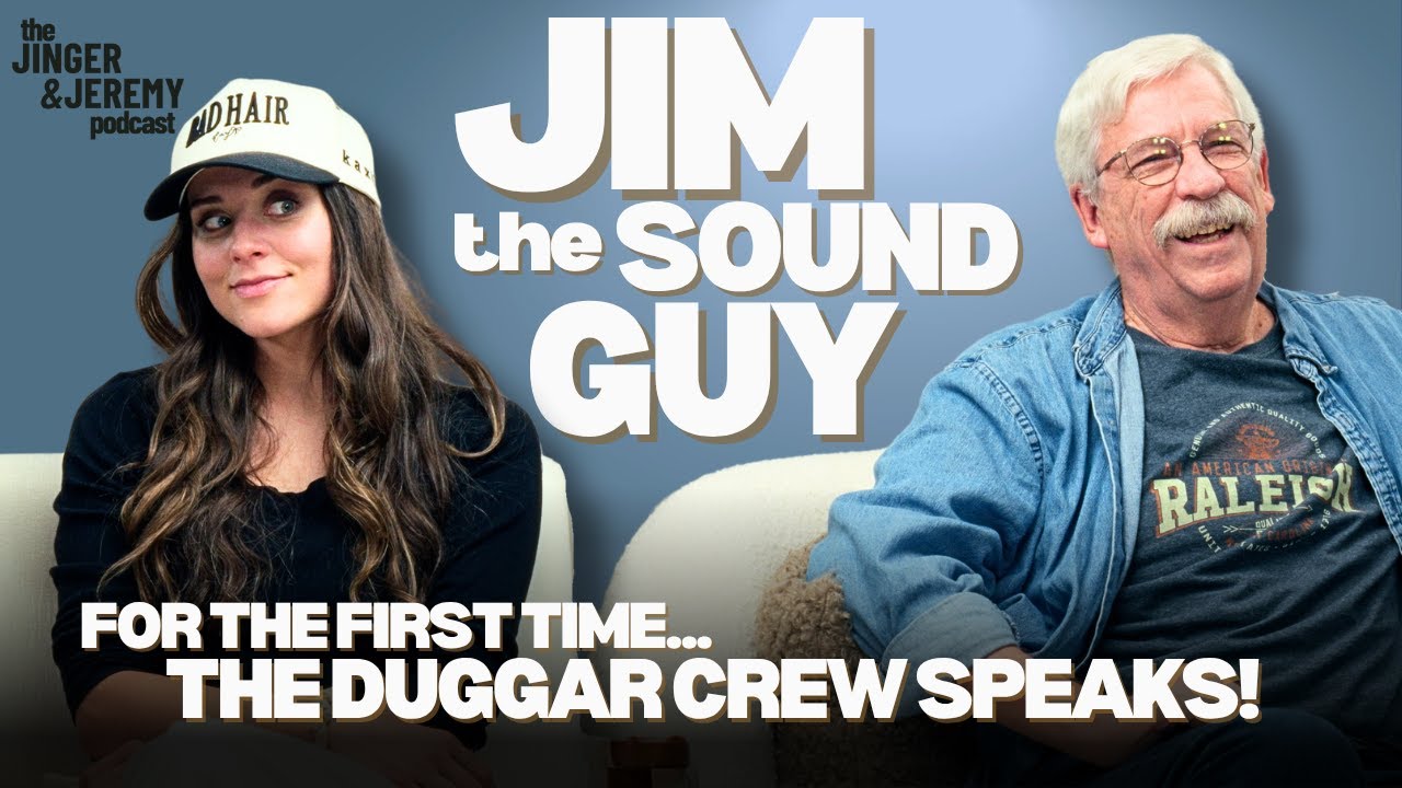YouTube post by @JingerandJeremy for Nanit. Caption reads: Uncle Jim, the Sound Guy: 19 Kids & Counting Crew....