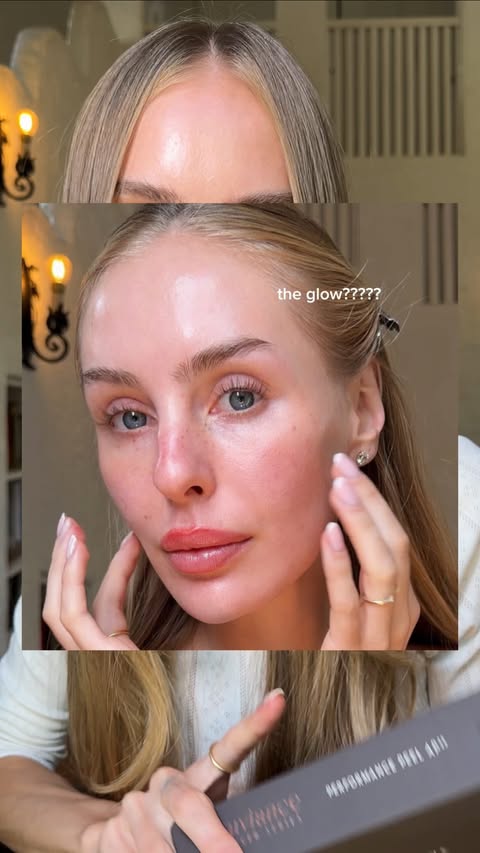 Instagram post by @jadeswildparty for Exuviance. Caption reads: Get your best skin at home with the @exuviance....