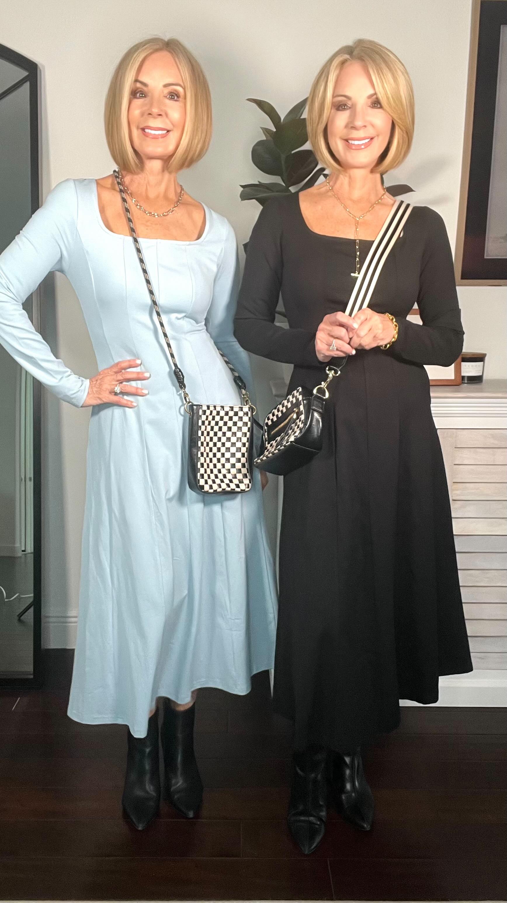 Instagram post by @double_the_style for Merokeety. Caption reads: Comment “dress” and we will send you the link to....