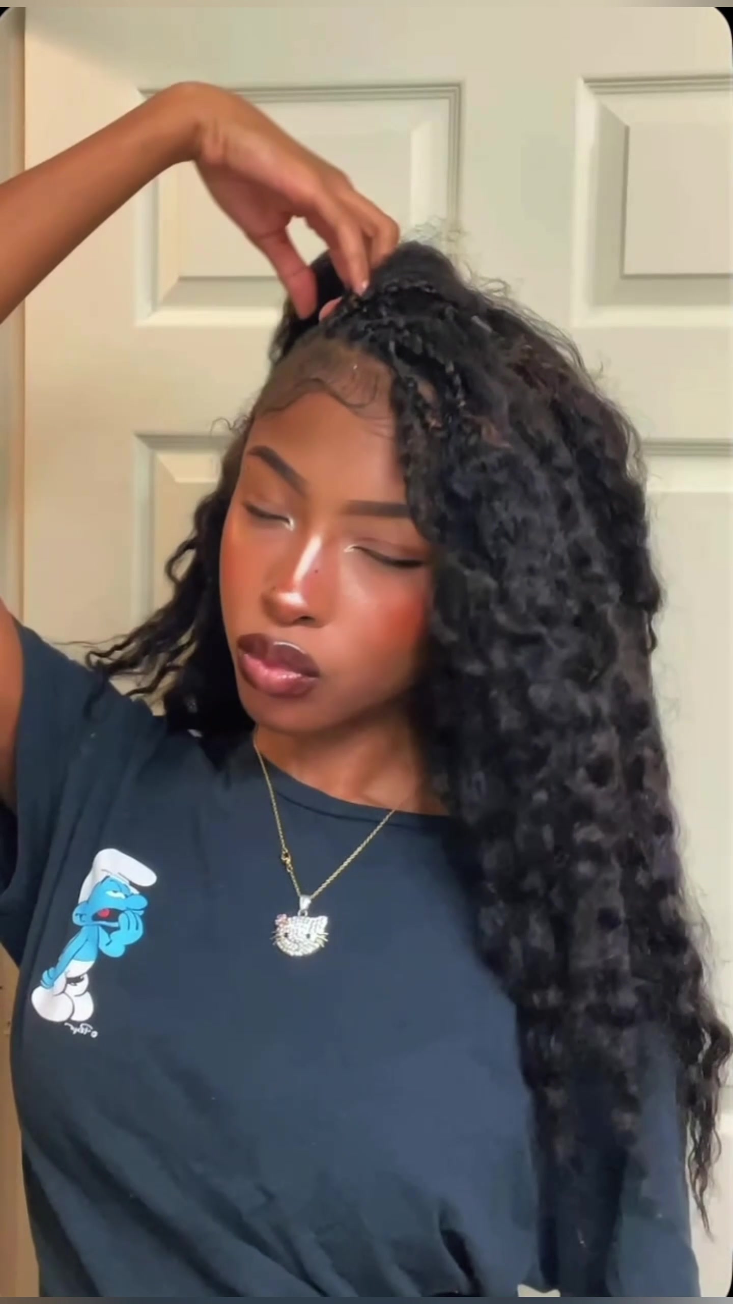 TikTok post by @bigstarlexi for Daixidreadology. Caption reads: Pick and drop braids tutorial @Daixi Dreadology....