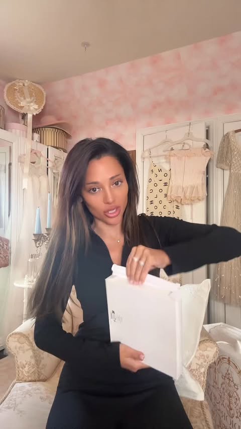 Instagram post by @gabi for Whatnot. Caption reads: [...] most unique lux products & vintage  on....