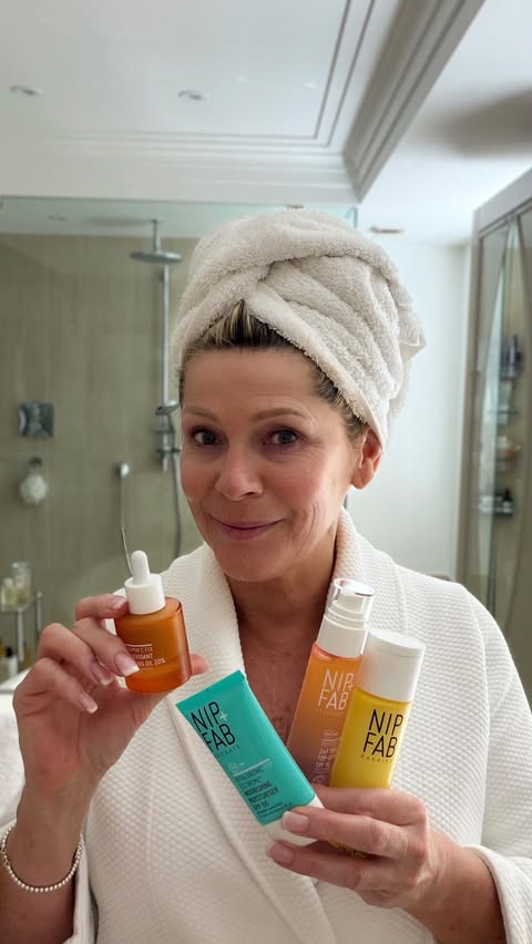 Instagram post by @ruthlangsford for NIP+FAB. Caption reads: AD | If there’s one thing I’ve become more....