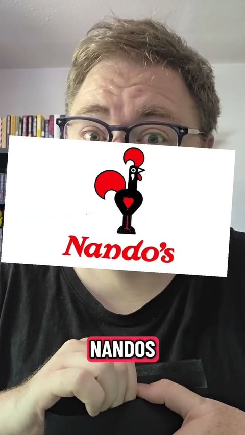 Instagram post by @greggfriedrice for Nando's UK & Ireland. Caption reads: Thanks @nandosuk! #freestuff #nandos #single #swag....