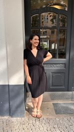 Instagram post by @talisaminoush for Les Lunes. Caption reads: Ad* Leckeres Blueberry Chocolate Baked Oatmeal -....