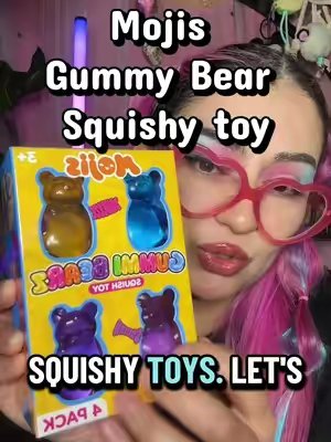 TikTok post by @lil.diablita for World Tech Toys. Caption reads: @World Tech Toys 2.0 sent me the best squishies....