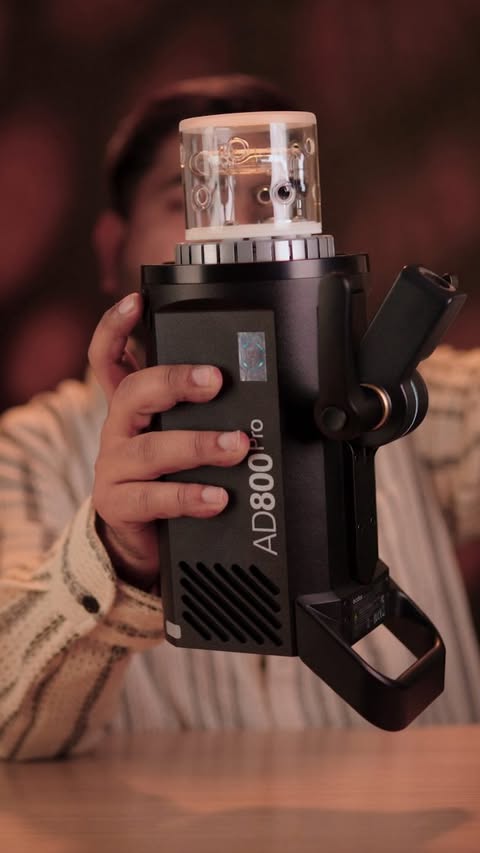 Instagram post by @punit_sabnani for Godox. Caption reads: [...] this one is built to handle it all. #Godox....