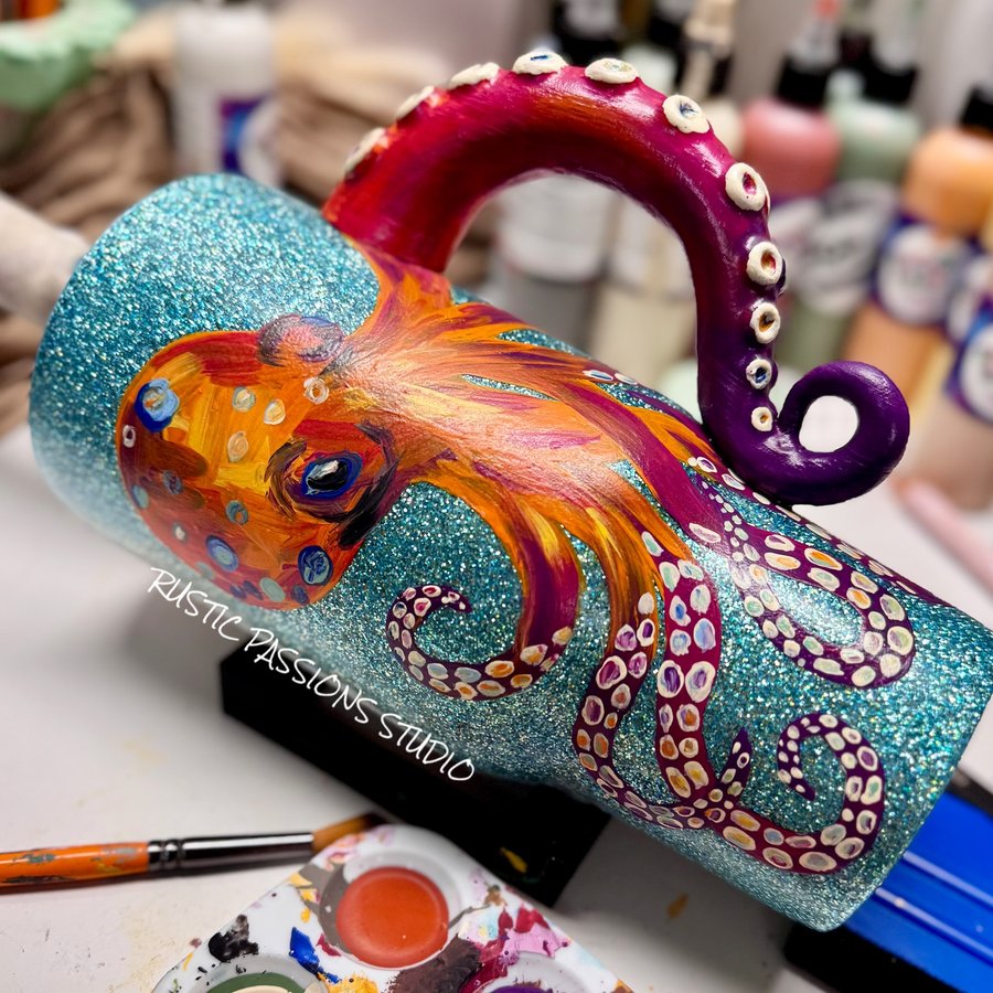 Instagram post by @rusticpassionsstudio for Counter Culture DIY. Caption reads: [...] background. 🎨🖌️Find them at....