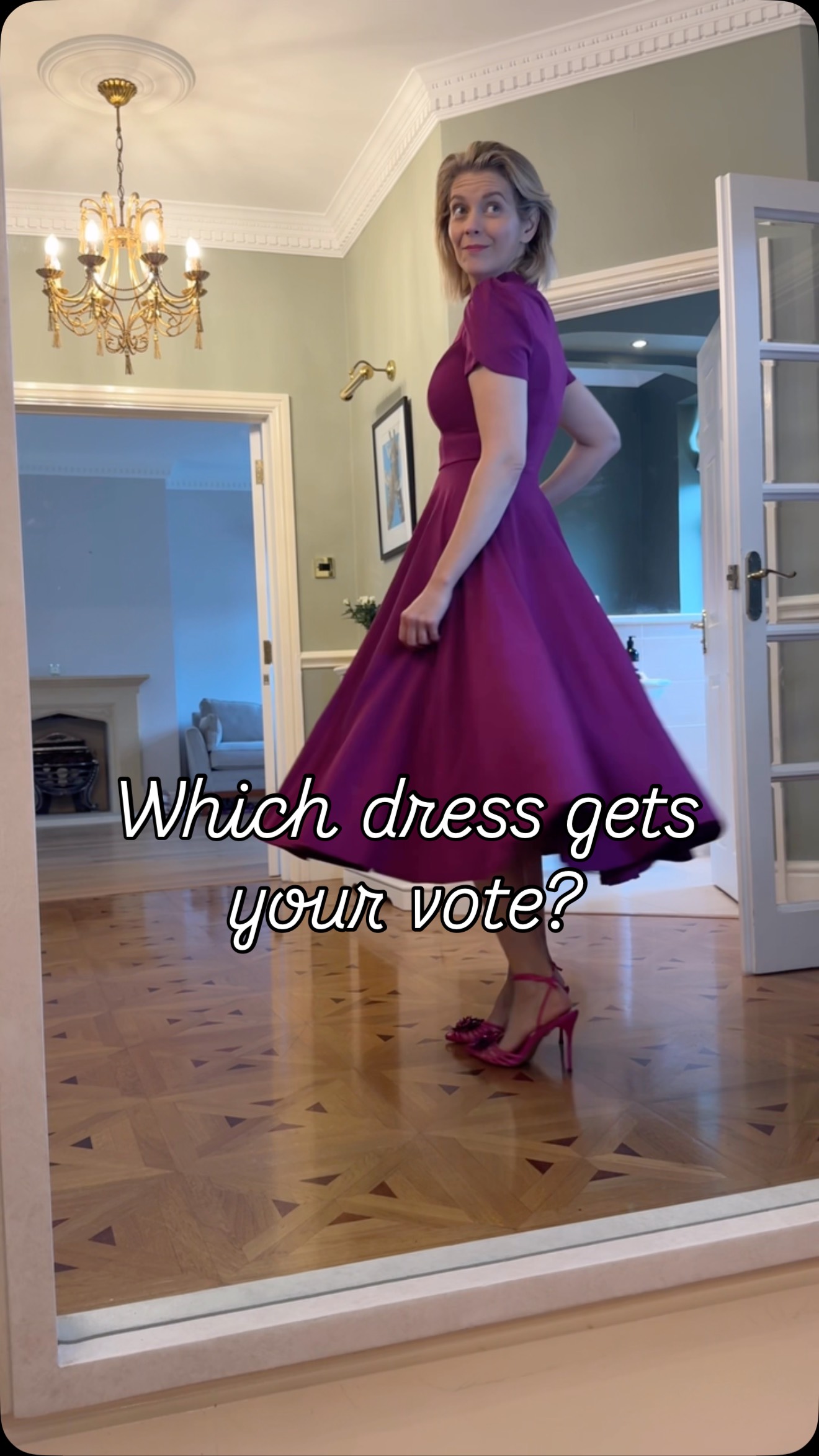 Instagram post by @rachelrileyrr for Club L London. Caption reads: I’ve bought 3 dresses from @clubllondon - all fit,....