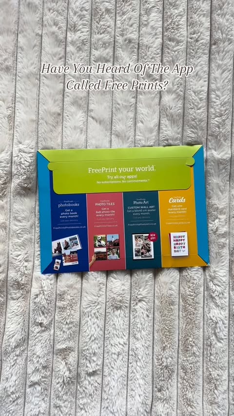 Instagram post by @lifewith_usx for FreePrints. Caption reads: ad | @freeprints_uk 

📱If you haven’t used this....