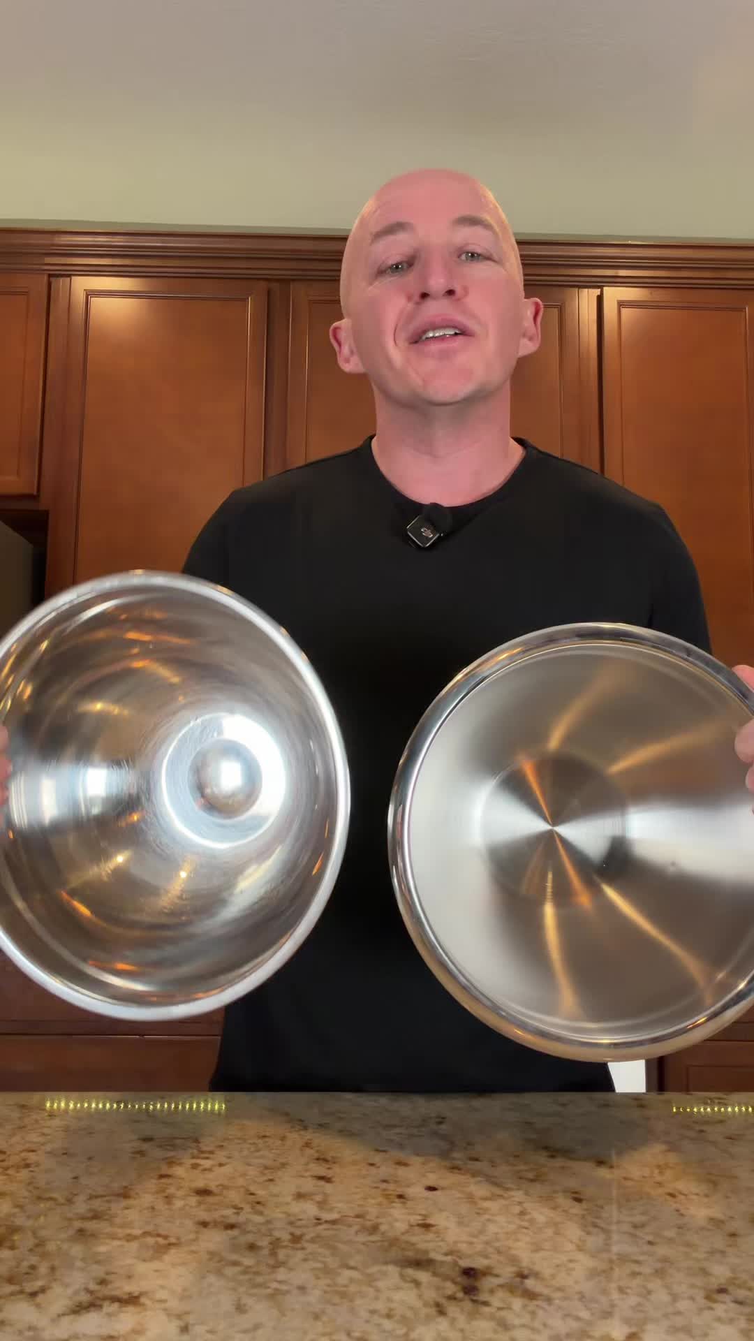TikTok post by @jh.creates for QVC. Caption reads: [...] #mixingbowl #tiktokshopcreatorpicks @QVC,....