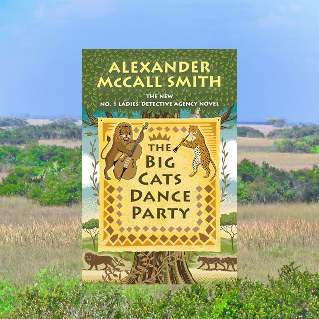 Instagram post by @shereadbookblog for NetGalley. Caption reads: The Big Cats Dance Party - Alexander McCall Smith....
