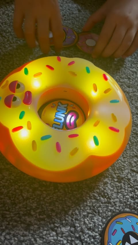 Instagram post by @amummyandherbeautifulgirls for TOMY. Caption reads: 🍩 It’s NEW, it’s EXCITING & it’s GREAT for all....