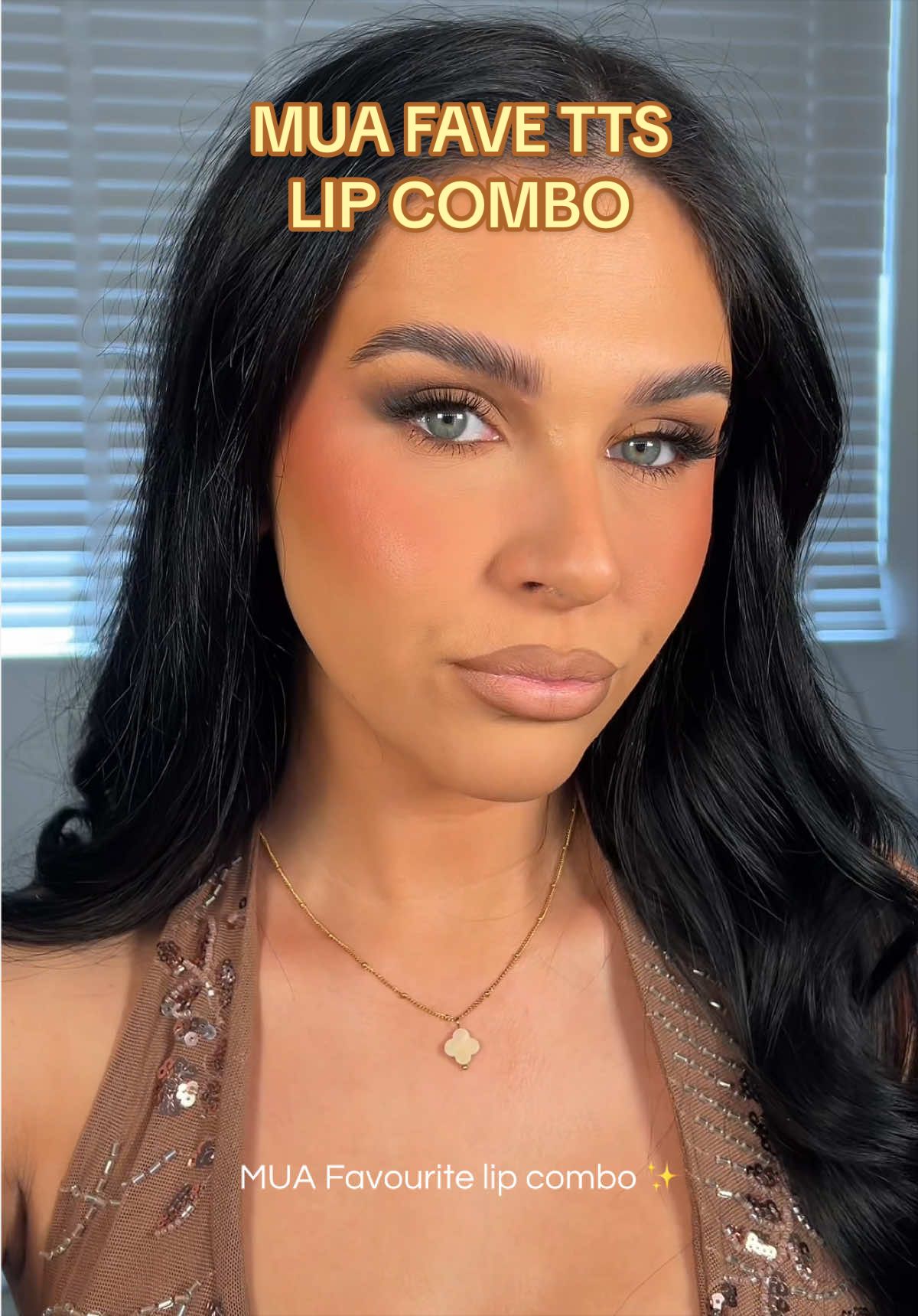 TikTok post by @georgiedruce for Jordana Ticia Cosmetics. Caption reads: [...] two months at this point @Jordana Ticia....