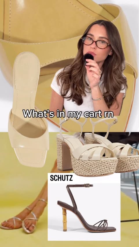 Instagram post by @allisonjwhalen for Schutz. Caption reads: Will be in my @schutz all summer!! #inmyshutz....