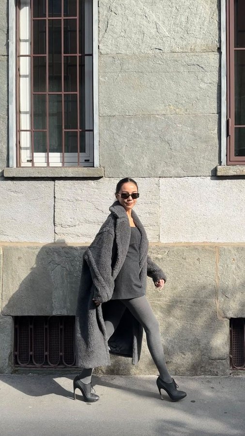 Instagram post by @yoyokulala for Marcolin. Caption reads: Put the moments on repeat 🔁

@maxmara....