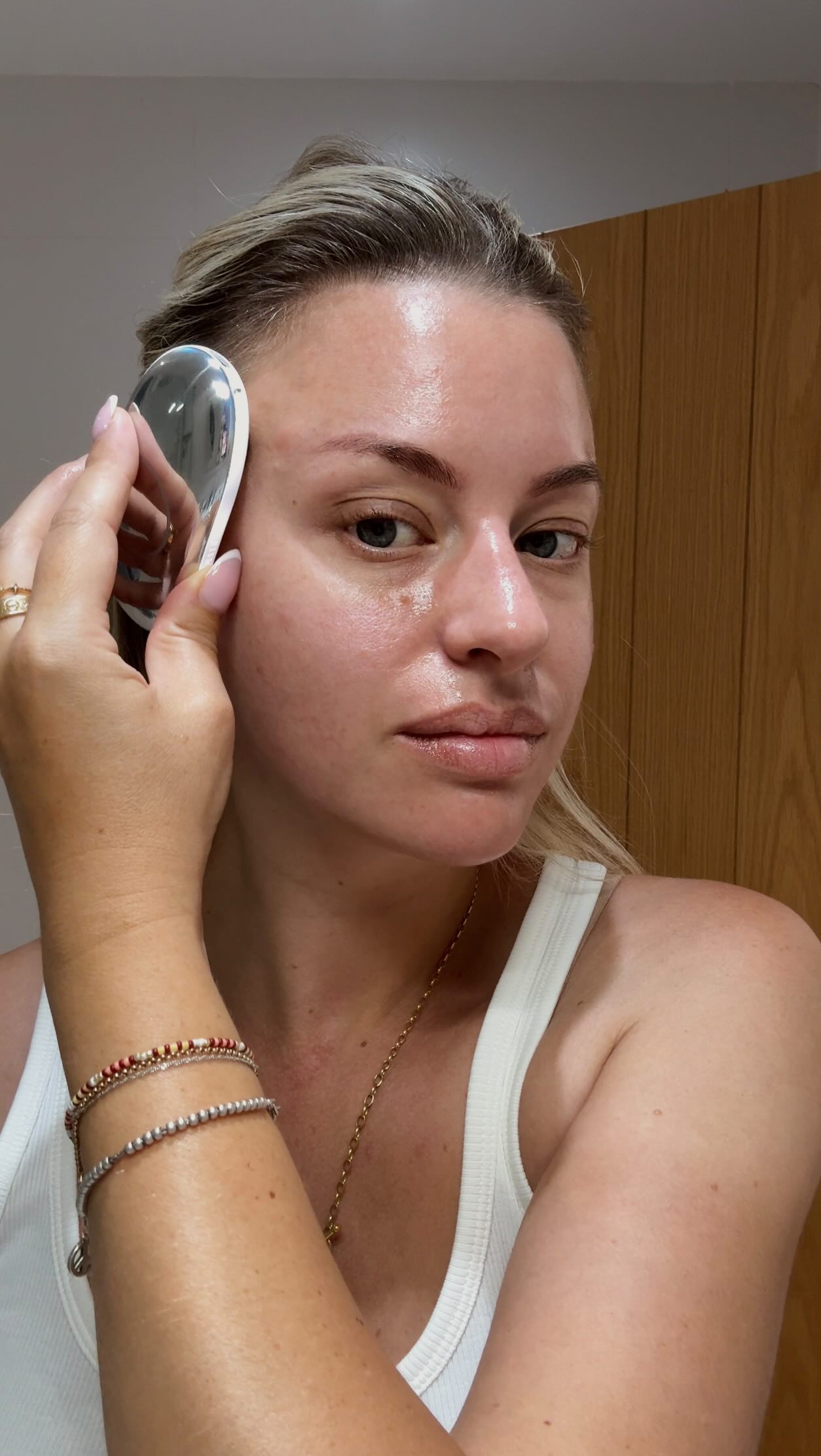 Instagram post by @life_with_ivycoco for ZIIP Beauty. Caption reads: ad. ZIIP Halo and my skin now go hand in hand....