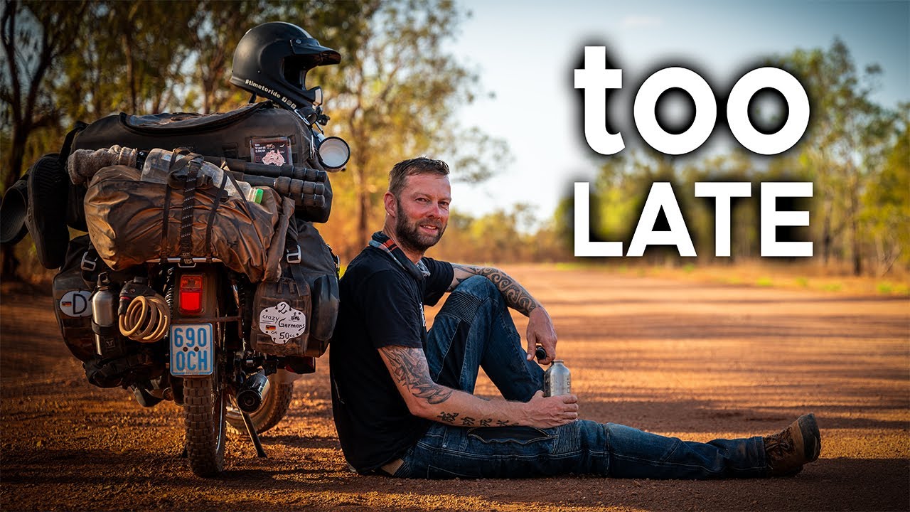 YouTube post by @timetoride_adventures for SP Connect. Caption reads: Three Undies, Endless Dirt Roads & a Surprise in....