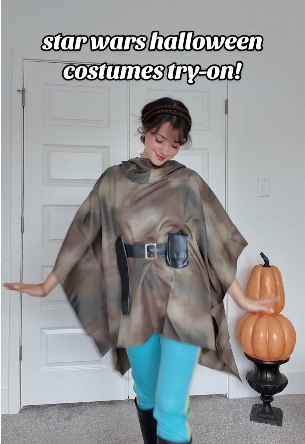 TikTok post by @magicwithmegd for Halloween Costumes. Caption reads: OBSESSED 🥹 they’re ALL from....