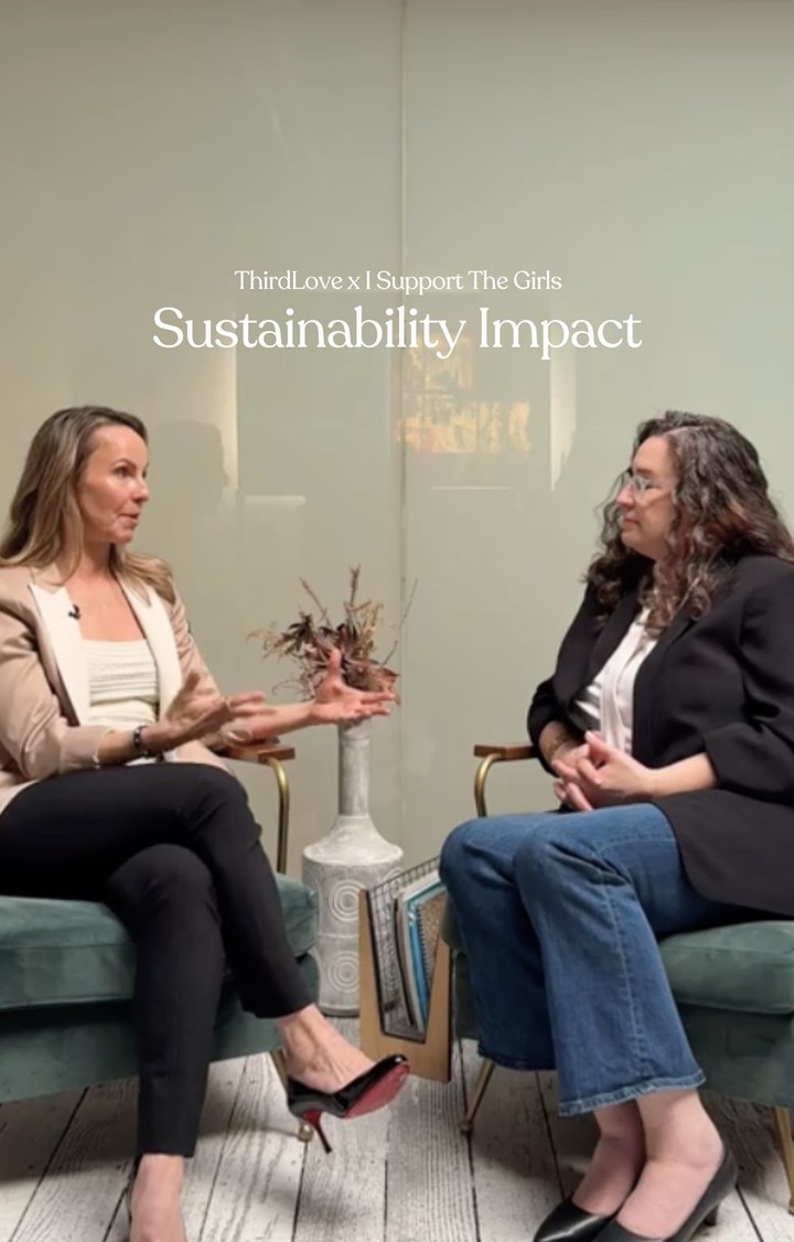 Instagram post by @heidi for ThirdLove. Caption reads: A decade of giving back, and we couldn’t be....