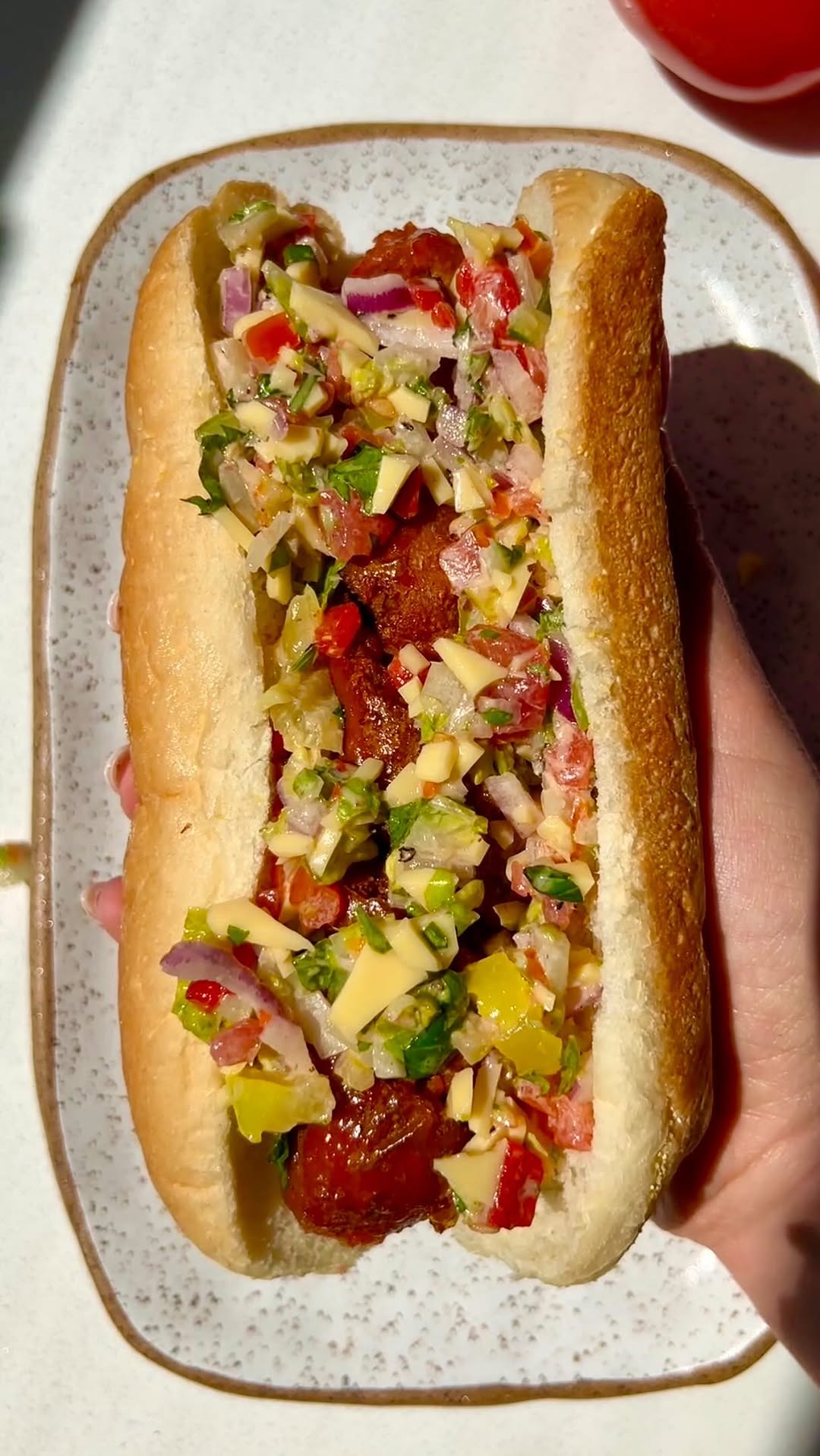 Instagram post by @frommybowl for Beyond Meat. Caption reads: #ad If you only make one sandwich this summer it....