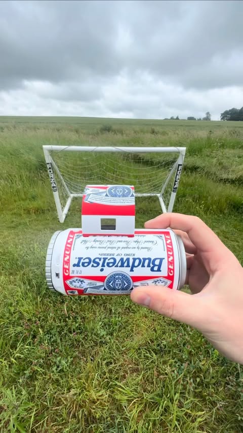 Instagram post by @expiredfilmclub for Budweiser. Caption reads: [...] film cameras to the @fifaworldcup with....