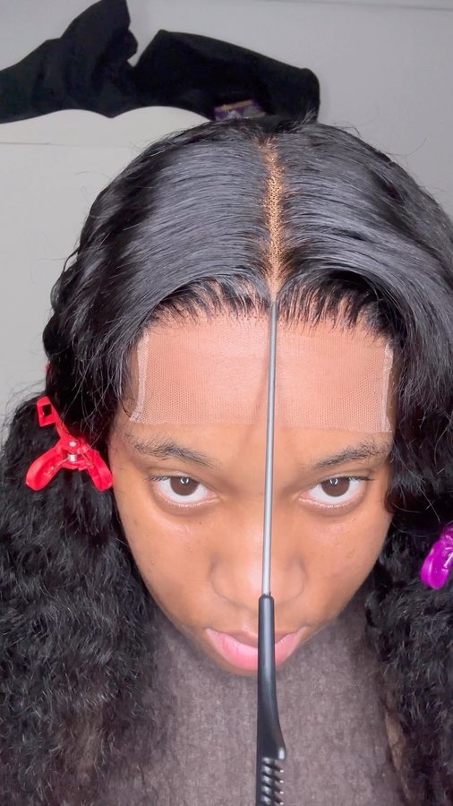 Instagram post by @tlexofficial for Dolahair. Caption reads: [...]  deep wave Curly wig Unit from @dolahairmall....