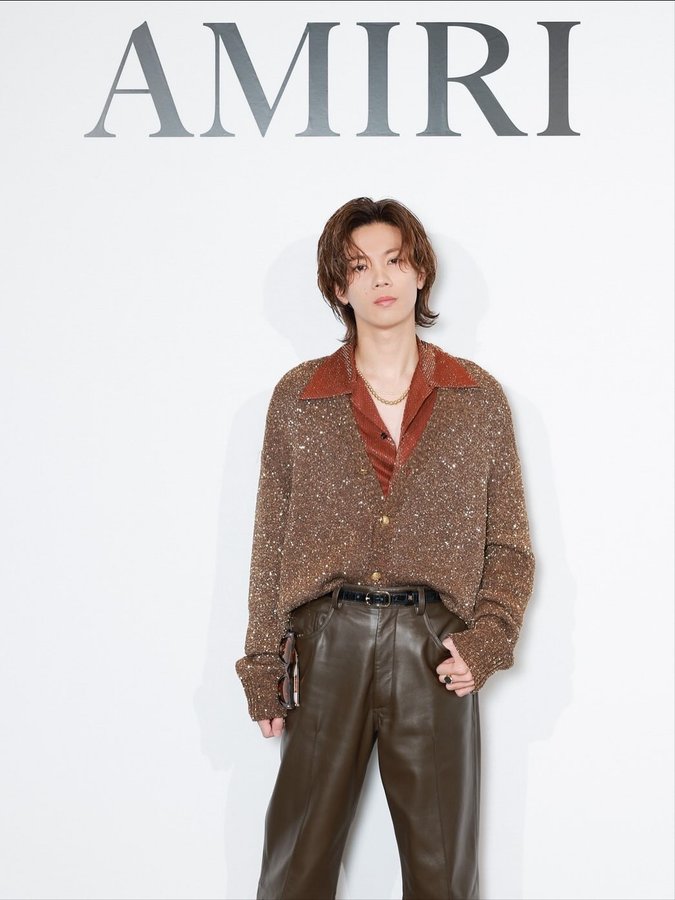 Instagram post by @_yutajinguji for AMIRI. Caption reads: AMIRI日本上陸3周年記念イベント「CLUB AMIRI [...].