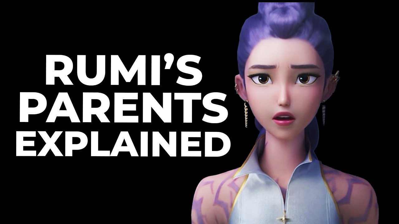 YouTube post by @IsaacCarlson for Entertainment Earth. Caption reads: What Happened To Rumi's Parents? | K-Pop Demon....