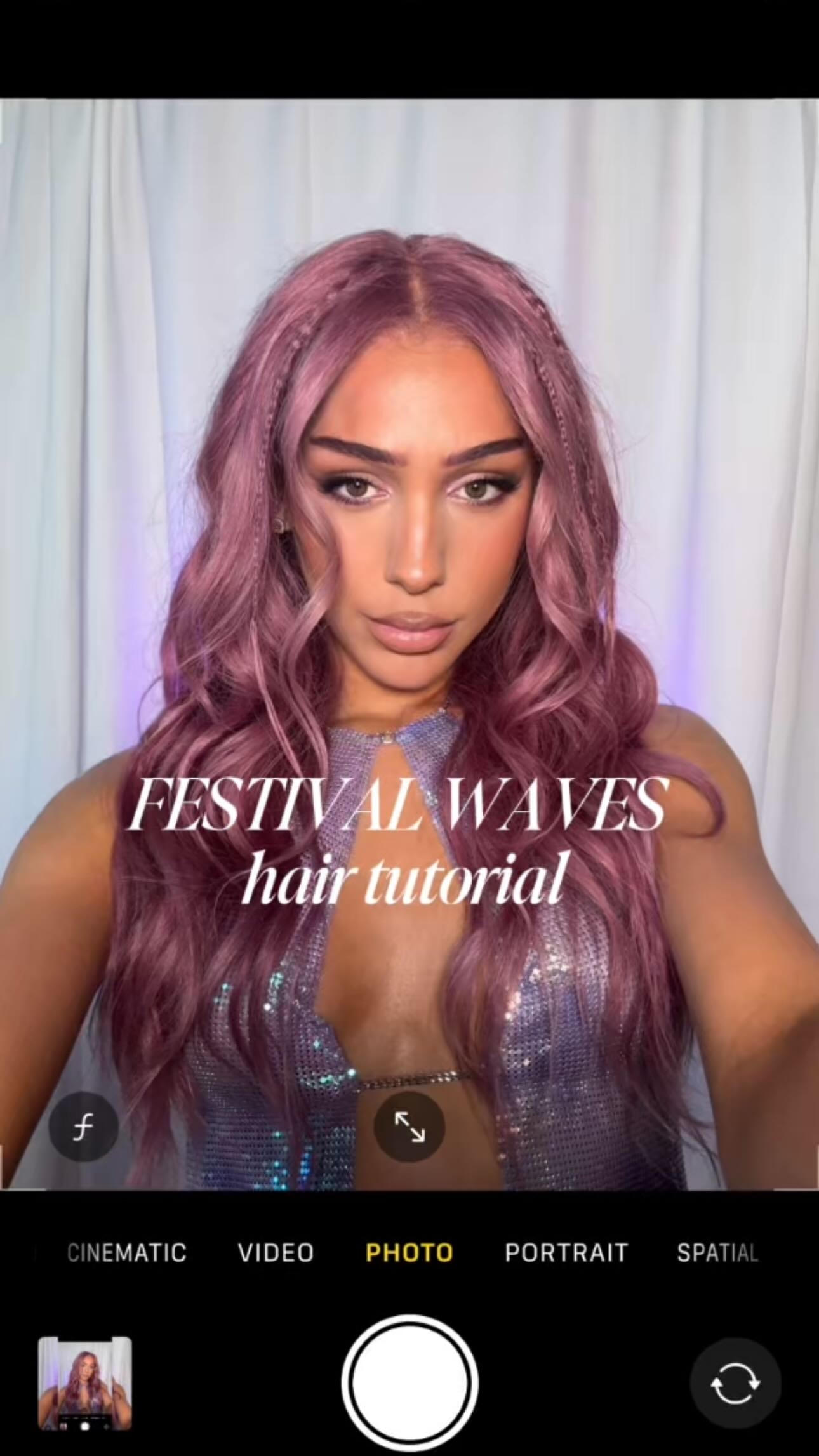 Instagram post by @stassibelle_ for Mayvenn. Caption reads: FESTIVAL WAVES 🏜️✨

Easy, wild & FUN festival....