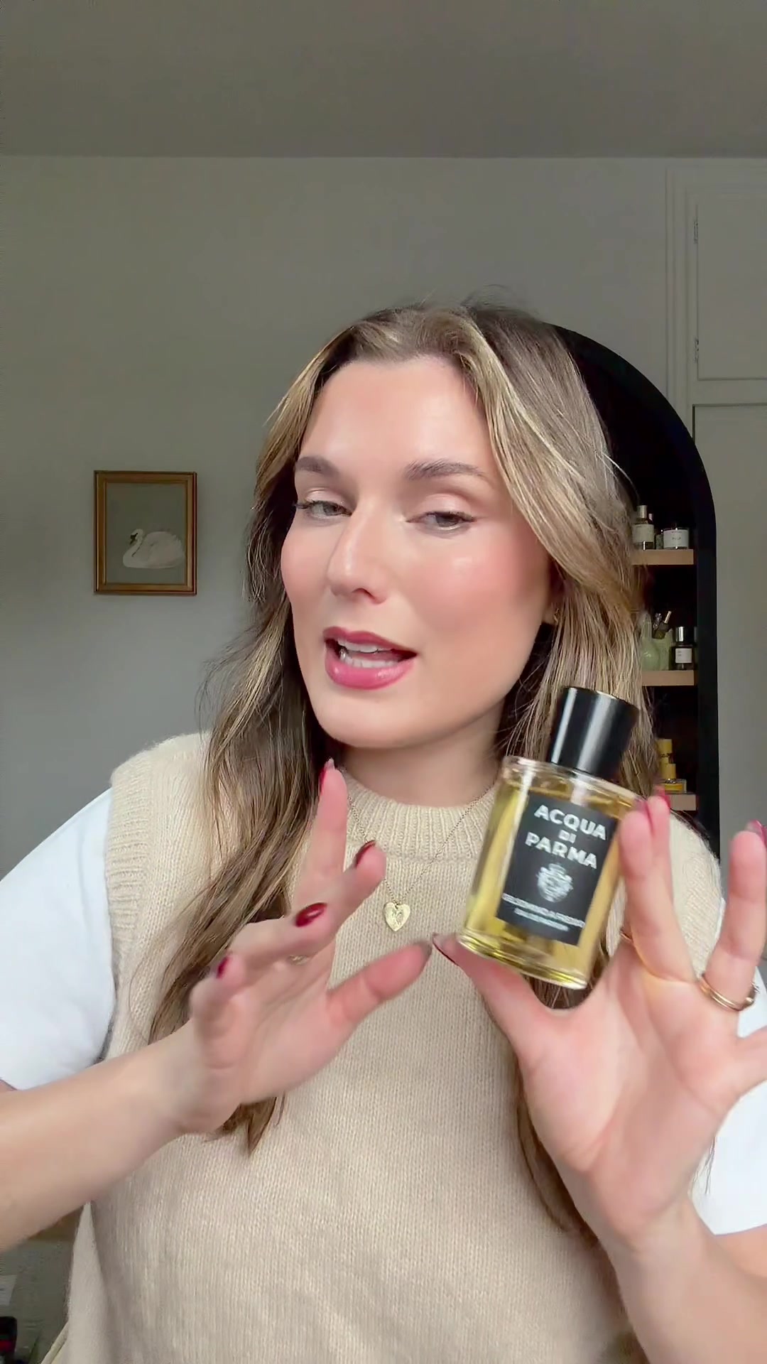 TikTok post by @thetopnotes for Acqua di Parma. Caption reads: [...] ever smelled! It’s heavenly ☁️  @Acqua di....