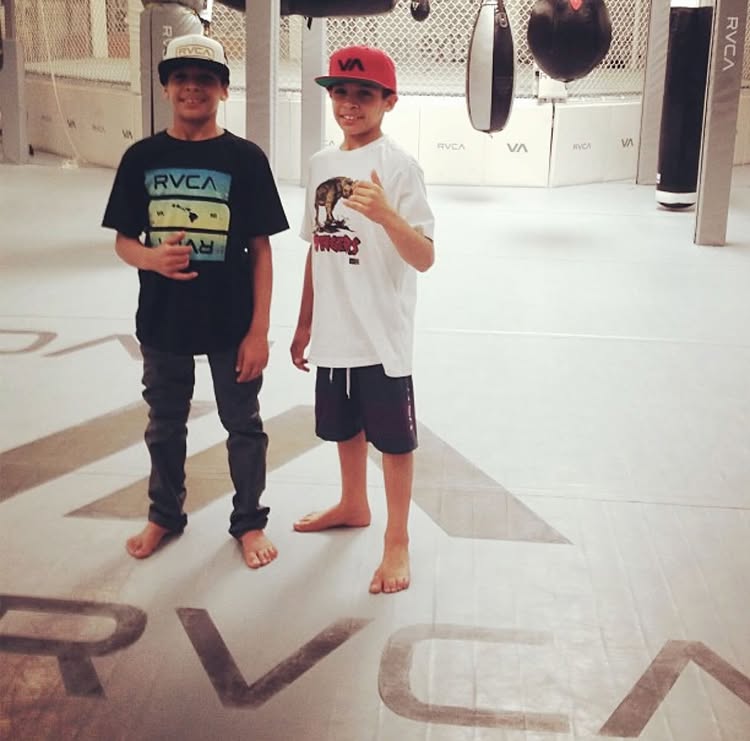 Instagram post by @ruotolobrothersjiujitsu for RVCA. Caption reads: We want to thank the whole team @rvca for the....