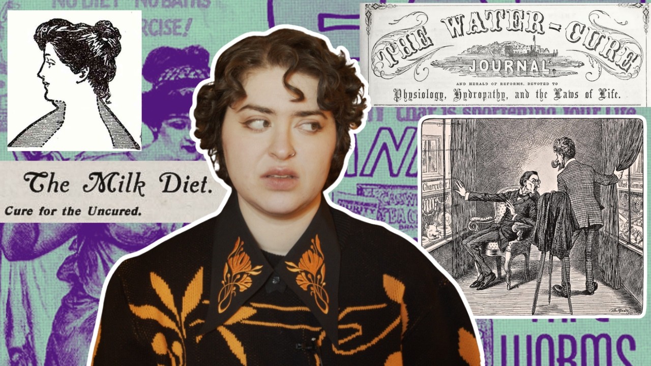 YouTube post by @KazRowe for Trainwell. Caption reads: The Victorians Loved a Weird Fad Diet.