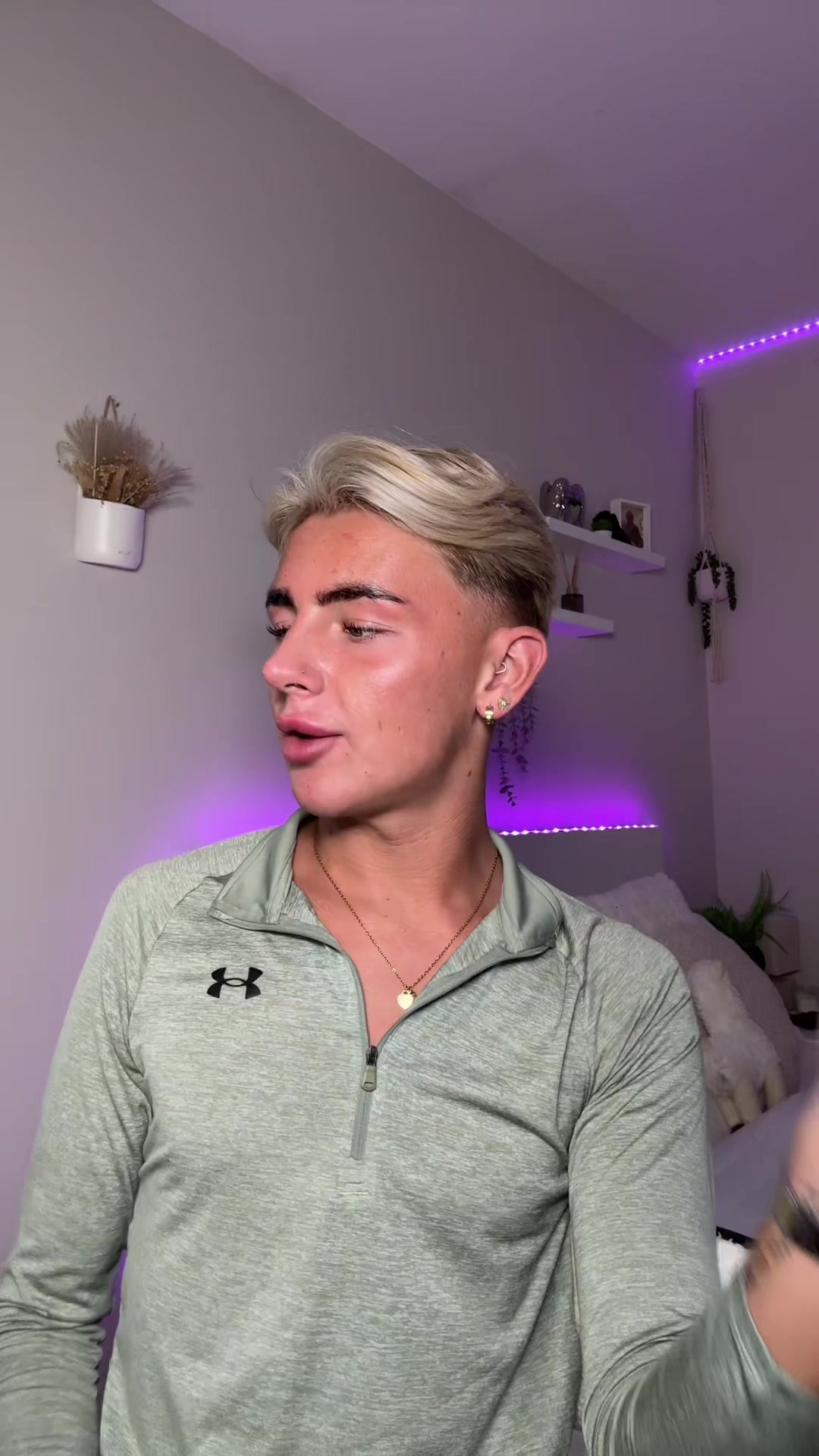 TikTok post by @kylejohnx for UKLASH. Caption reads: [...] @No7 @nyxcosmetics_uk @Benefit Cosmetics UK....