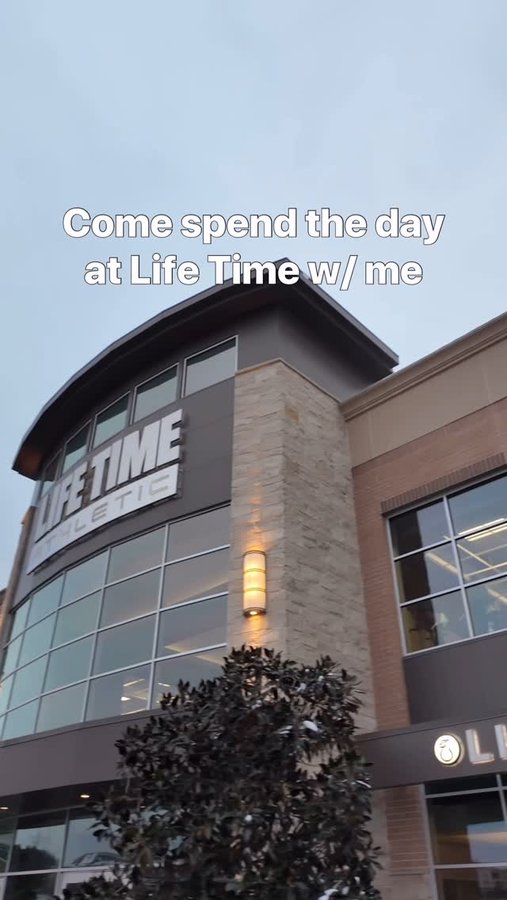 Instagram post by @hunter_mcvey for Life Time. Caption reads: Spend the day at @lifetime.life w/ me

Fitness,....