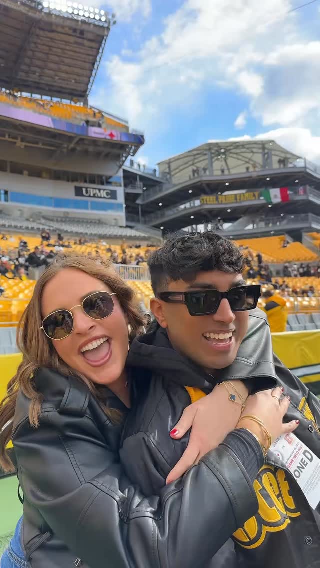 Instagram post by @arjunmanjunath_ for Ticketmaster. Caption reads: go ‘lers 🖤💛 

@steelers @ticketmaster #steelers....