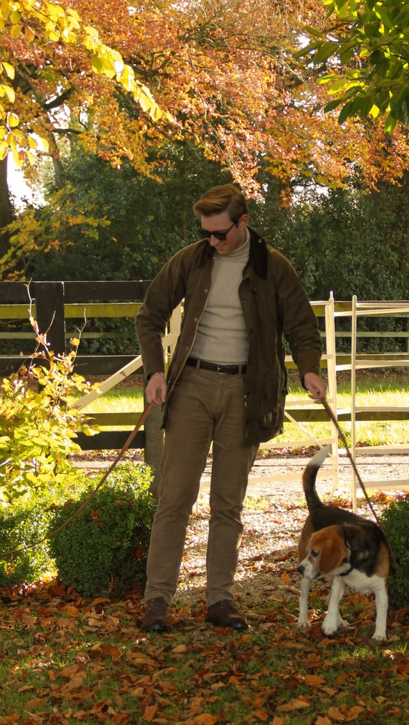 Instagram post by @richard_banahan for Barbour. Caption reads: It’s Officially Barbour Season

The air’s getting....