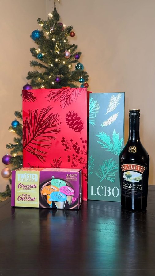 Instagram post by @geer.than for LCBO. Caption reads: Are you in need of Holiday gift ideas? Check out....