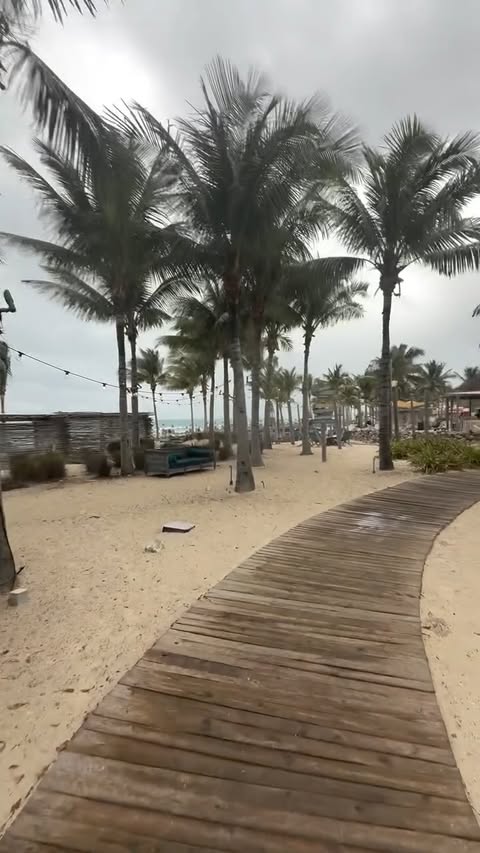 Instagram post by @gabelustman for Virgin Voyages. Caption reads: VIP at The Bimini Beach club in the Bahamas 🇧🇸....