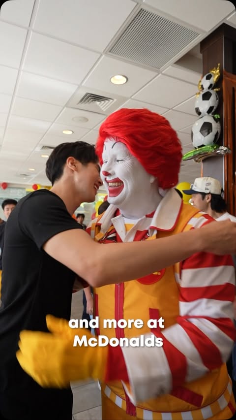 Instagram post by @_hanjustin for McDonald's. Caption reads: Which of McDonald’s new drinks are you grabbing....