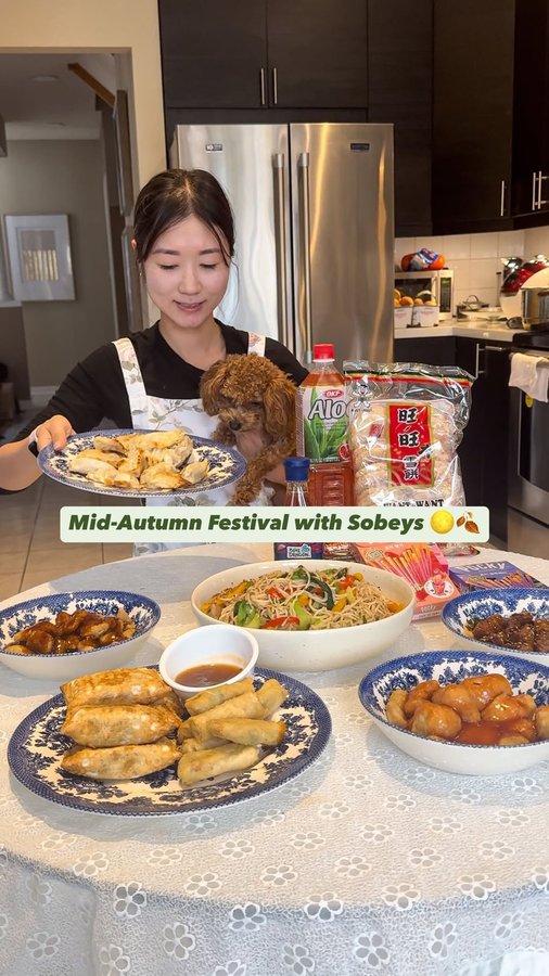 Instagram post by @rosie_thefoodie for Sobeys. Caption reads: Don’t moon around 🌕 - @sobeys has everything you....