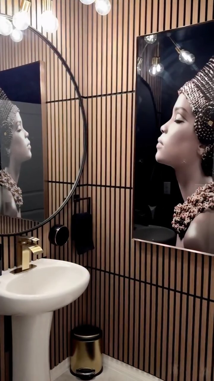 Instagram post by @islandgal_5homedecor for Artika. Caption reads: Comment WALL below to receive a DM with the link....