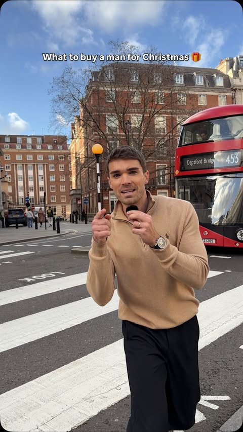 Instagram post by @joshcuthbert for The Perfume Shop. Caption reads: Don’t just buy a man a deodorant gift set…. Get....