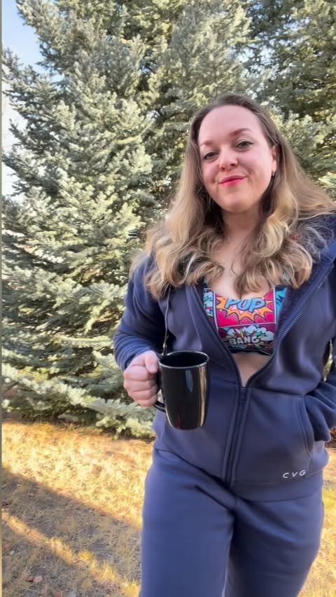 Instagram post by @allisonhanksfitness for Constantly Varied Gear. Caption reads: How do you get through the winter months without....