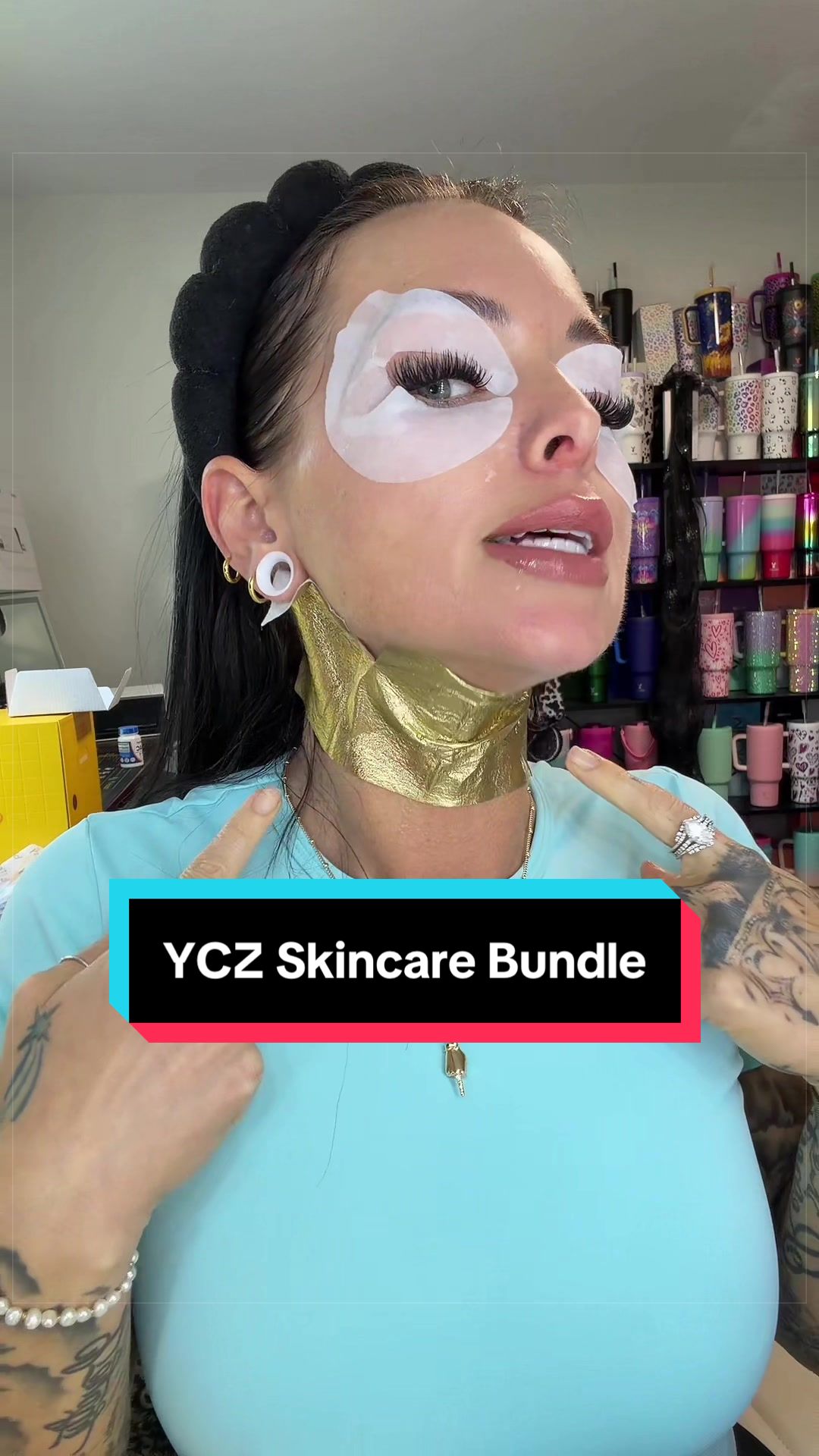 TikTok post by @shopping_with_queen for YCZ Beauty Care Depot. Caption reads: [...] I can proudly say actually works @YCZ Beauty....