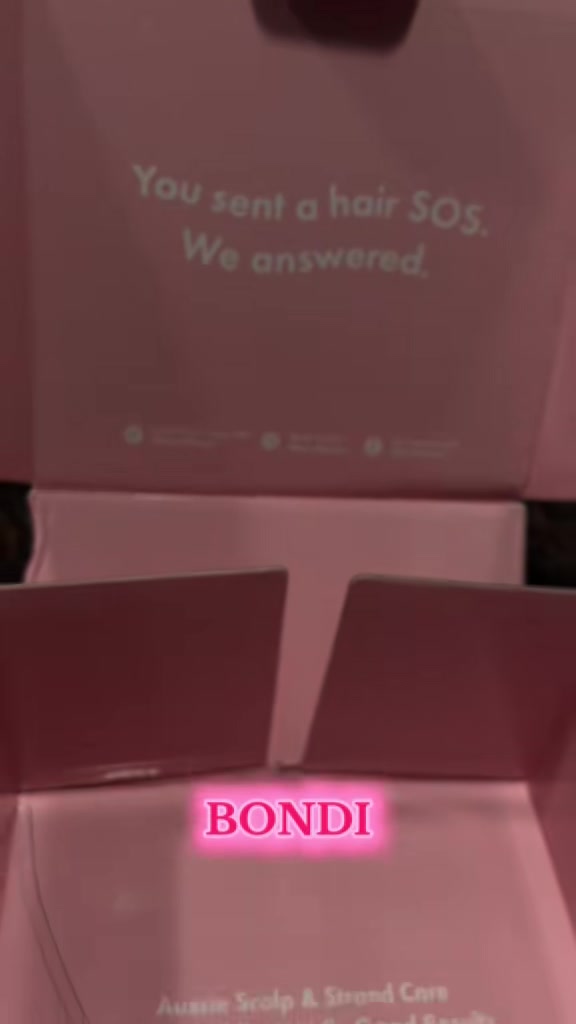 TikTok post by @kailah.linares for BondiBoost. Caption reads: @BondiBoost #bondiboost #hairtreatment #tiktokshop....