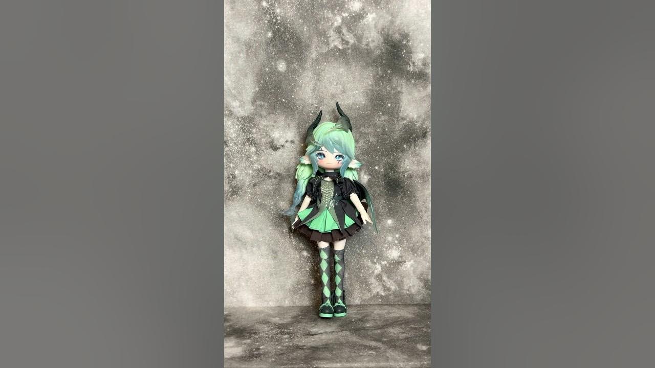 YouTube post by @FaeryTaleDolls for kikagoods. Caption reads: Thank you to @kikagoods for these #gifted blind....