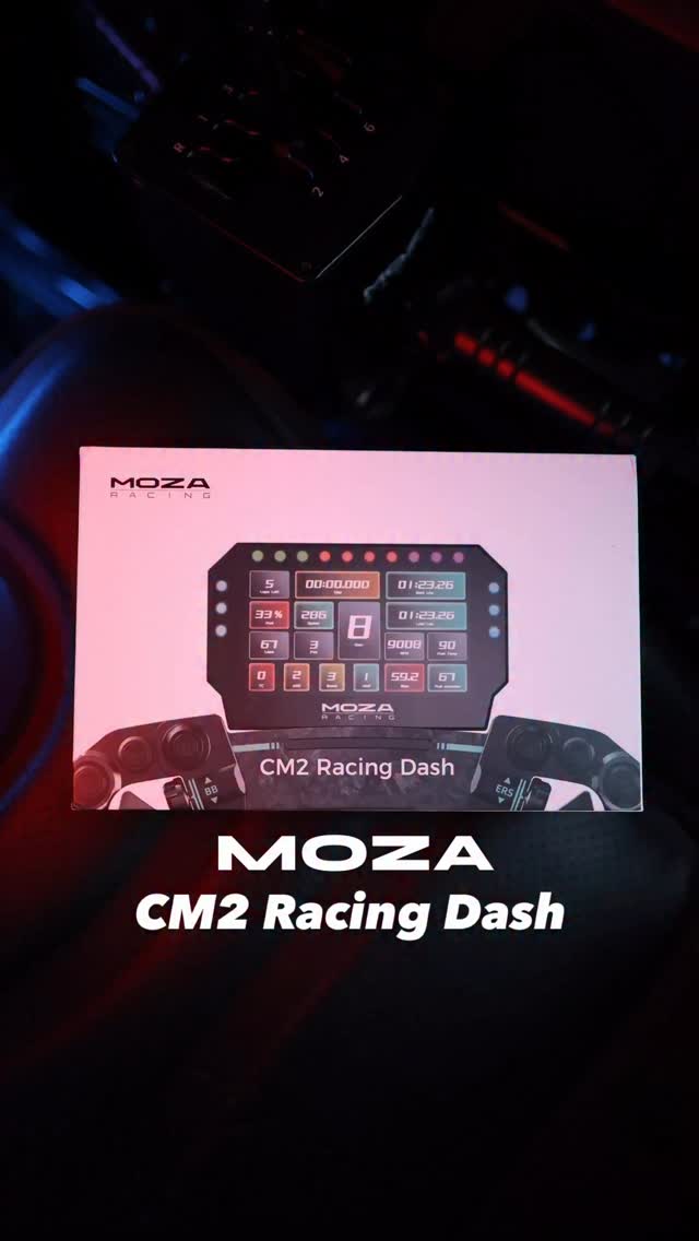 Instagram post by @uni_truck for MOZA Racing. Caption reads: [...] product😝 @moza_racing_official #mozaracing....