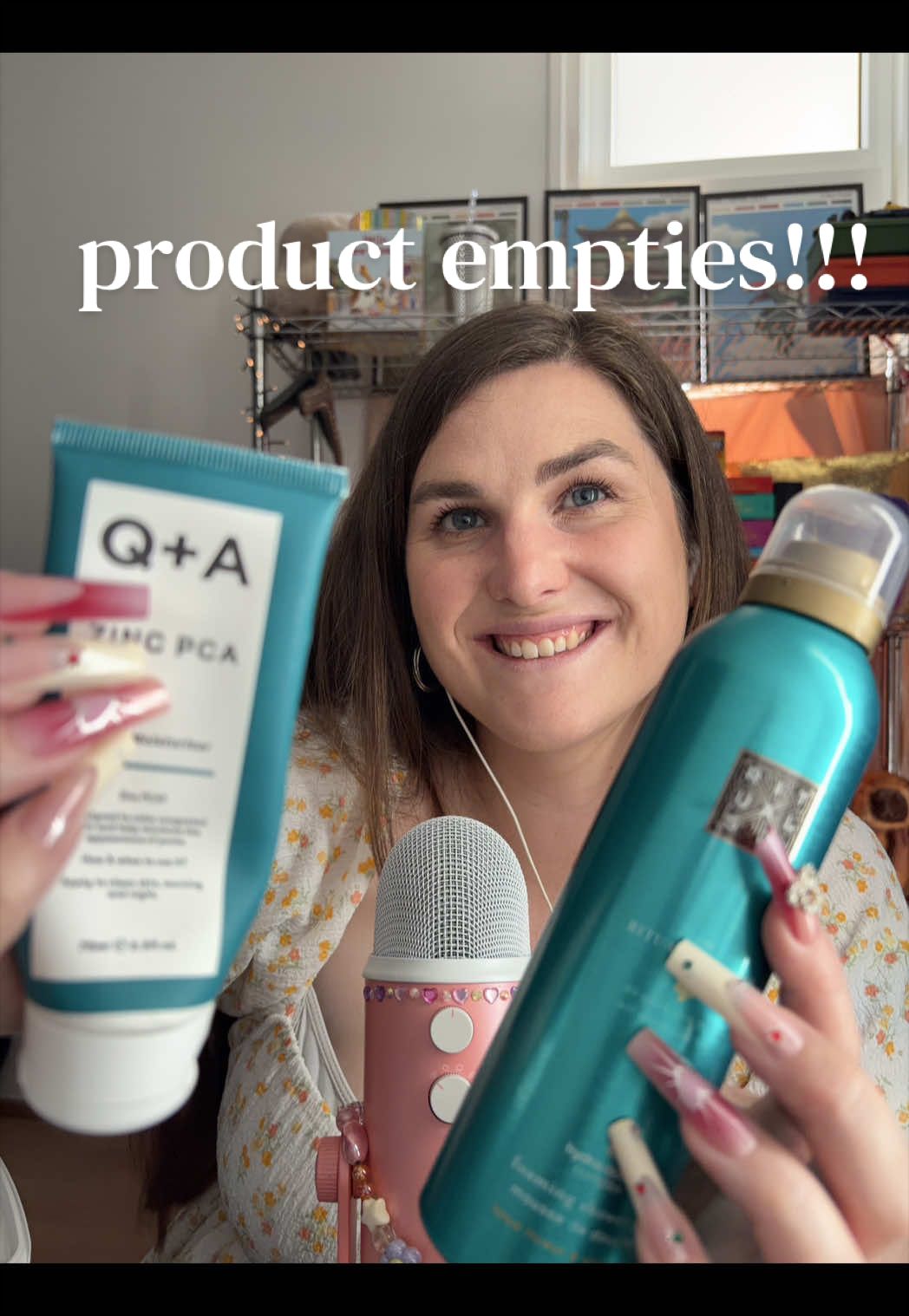 TikTok post by @.asmr.lot for Rituals. Caption reads: [...] products 🍓@Q➕A @HAK @HappyLife PR @Rituals....