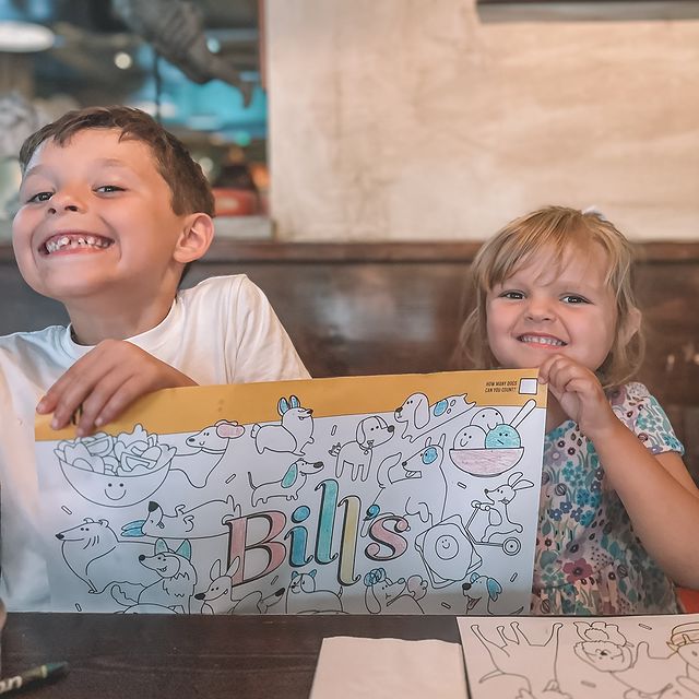 Instagram post by @fallenforfinnandco for Mumsnet. Caption reads: AD | Bill’s are making the school holidays that....